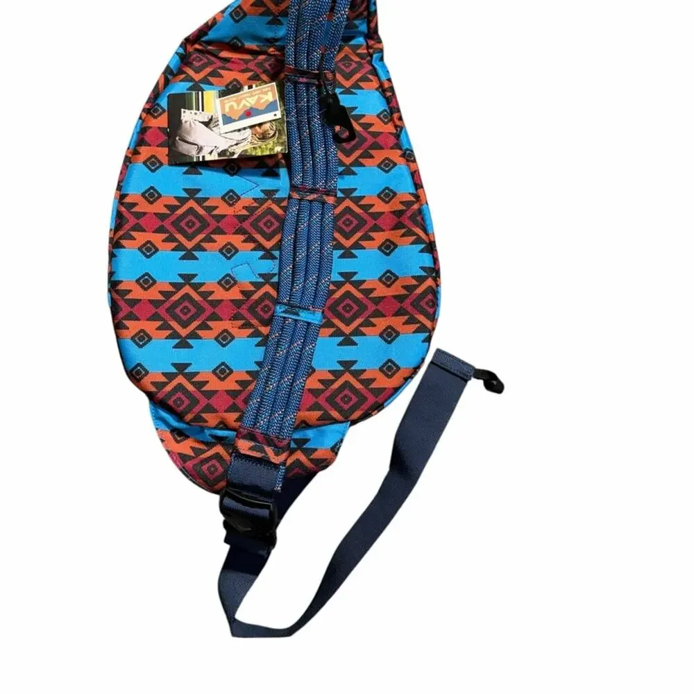 NEW KAVU Rope Sling Bag Aztec Navajo Print